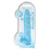 Real Rock Crystal Gode Crystal Clear 19 x 4.5cm Bleu